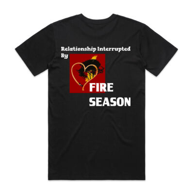 Relationship Interrupted Mens Back Print Thumbnail
